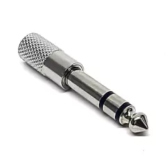 Kit 10 un Plug P10 Estéreo Para P2 Fêmea Estéreo Cromado - loja online