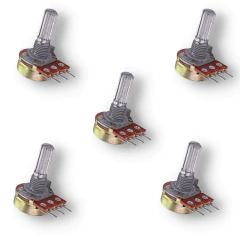 5un Potenciômetro 500Kb - Eixo 20Mm - comprar online