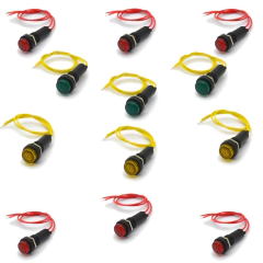 Kit Lâmpada Olho De Boi 24V e 110V - Xd8-2 - 12 Unidades