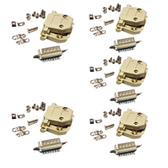 5un Conector Db15 Macho + Capa Para Soldar Fio - Casa das Correias | Correias de Toca Discos | Kit de Correias | Loja de Eletrônicos 