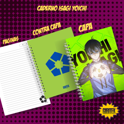 Caderno Blue Lock - Isagi Yoichi
