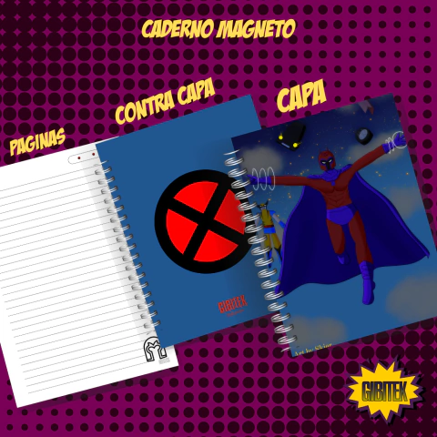 Caderno X-men: Magneto - Arte Autoral