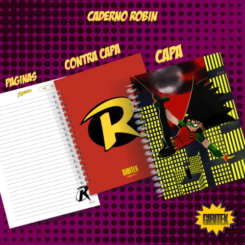 Caderno DC Comics: Robin Tim Drake - Arte Autoral