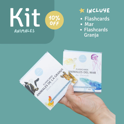 Kit flashcards Animales - comprar en línea