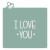 stencil para Bolo I Love You Meu Estêncil