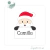Estêncil para Biscoito Papai Noel com Placa 2025 - comprar online