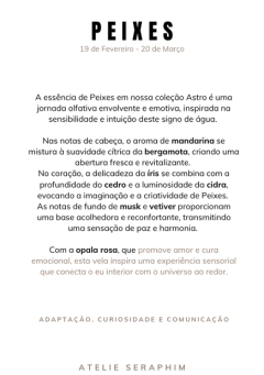 CONJUNTO ASTRO Signo de PEIXES - loja online