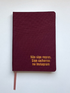Caderno Frases - Sem Regras bordô