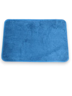 Alfombra Microfibra lisa de 40 x 60 cm City Blanco Rectangular - comprar online