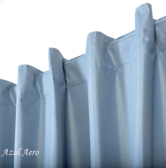 1 Paño De Cortina Blackout Engomado 240cm Largo Bloquea 100% Medida Especial - tienda online