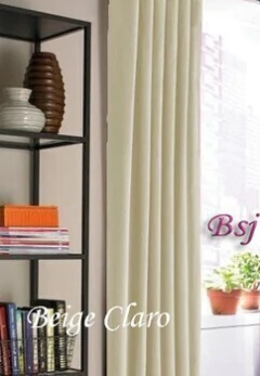 1 Paño Discontinuo de cortina Blackout Textil Presilla Oculta 120cm Largo ( Venta Solo por Paño )