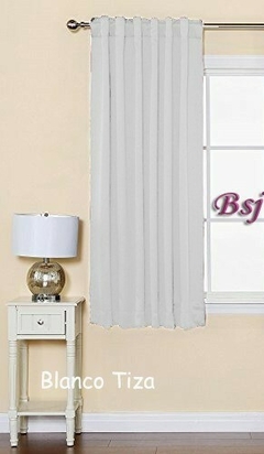 1 Paño Discontinuo de cortina Blackout Textil Presilla Oculta 120cm Largo ( Venta Solo por Paño ) en internet