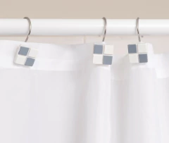 Gancho de resina para cortina de baño - tienda online