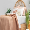 Cover Cubrecama Denver quilt bicolor matelaseado con marco a tonor Jean Cartier King - comprar online