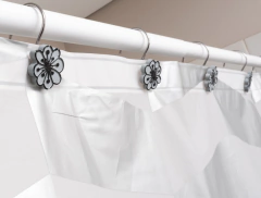 Gancho de resina para cortina de baño - comprar online