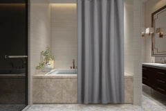 Cortina De Baño Teflonada Con Estampado Emboss 180x180cm Jean Cartier en internet