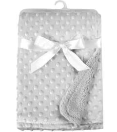 Frazada de Bebe Con Corderito Para Cuna Lisa De 70x100cm City Blanco - comprar online