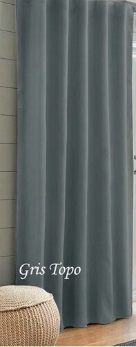 1 Paño De Cortina Blackout Engomado 3.50MTS Largo Bloquea 100% Medida Especial