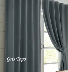 1 Paño De Cortina Blackout Engomado 320cm Largo Bloquea 100% Medida Especial - comprar online