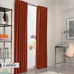 Juegos De Cortina Blackout Textil Medidas De 220cm A 250cm De Alto Con Entrega Inmediata - BLANCO-SANJUSTO