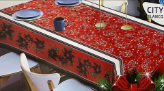 Mantel Navideño Tropical De 250cm largo