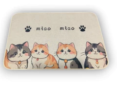 Alfombra De Similino Flora Y Fauna De 40 x 60 cm