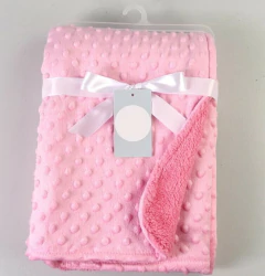 Frazada de Bebe Con Corderito Para Cuna Lisa De 70x100cm City Blanco en internet