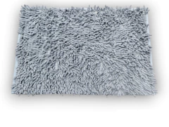 Alfombra Shaggy Rectangular Antideslizante De 60x40CM