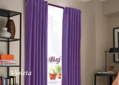 1 Paño De Cortina Blackout Textil Presilla Oculta 290cm Largo Medida Especial - BLANCO-SANJUSTO