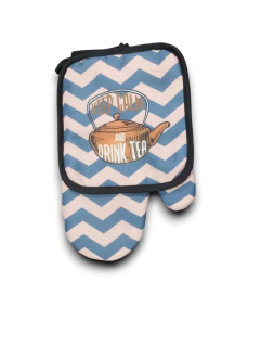 Set de Manopla Guante Aislante Y Manopla Individula Aislado City Blanco - comprar online