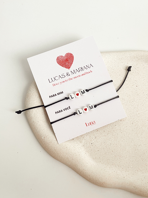 Conjunto Iniciais do Casal - comprar online