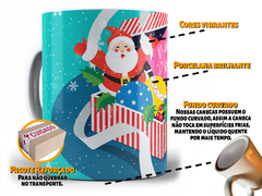 Caneca Feliz Natal 2023 325ml Xícara Porcelana + Caixa Presente - Canecas Personalizadas - Caneca Rei