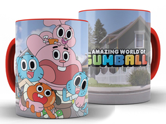 Imagem do Caneca Gumball 325ml Xícara Porcelana + Caixa Presente