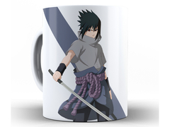 Caneca Sasuke Uchiha 325ml Xícara Porcelana + Caixa Presente