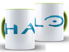 Caneca Halo jogo 325ml Xícara Porcelana + Caixa Presente na internet