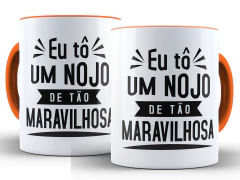 Caneca Frase Tô Um Nojo 325ml Xícara Porcelana + Caixa Presente - comprar online