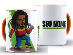 Caneca Bob Marley 325ml Xícara Porcelana + Caixa Presente - comprar online