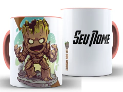 Caneca Groot 325ml Xícara Porcelana + Caixa Presente - Canecas Personalizadas - Caneca Rei