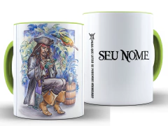 Caneca Piratas do Caribe 325ml Xícara Porcelana + Caixa Presente na internet