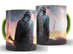 Caneca Primeira Guerra Mundial 325ml Xícara Porcelana + Caixa Presente - comprar online