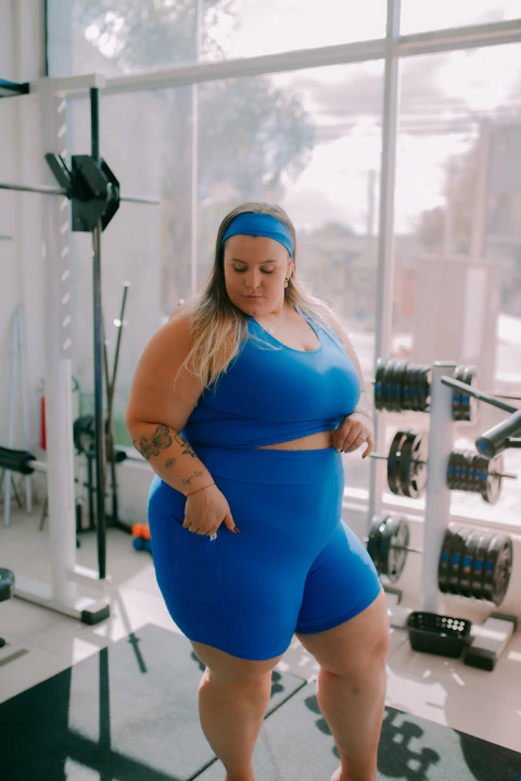 Bermuda Gracyanne Azul - comprar online