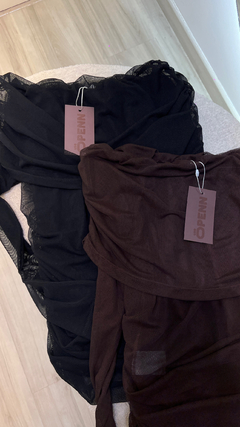 BLUSA OMBRO A OMBRO TULE LYSS - loja online