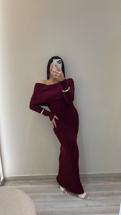 Imagem do VESTIDO OMBRO A OMBRO TRICOT