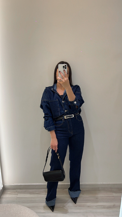 CALÇA JEANS AZUL ESCURO - comprar online