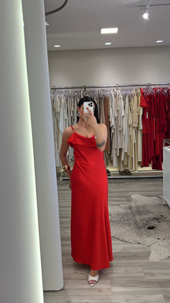 Vestido Acetinado Londres