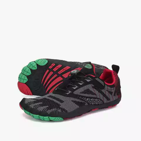 RUN EVO Negro Verde Rojo