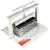 Prensa de Queijo Inox 2 Formas 1kg e 2kg Retangular