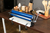 Cilindro de Massa 45cm Para Pizza Pão Pastel Manual Antiaderente C/ Engrenagens de Alumínio