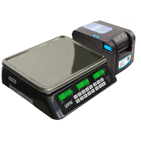 Balança Etiquetadora com Impressora de Etiquetas 32kg UPX Solution Selo Inmetro - comprar online