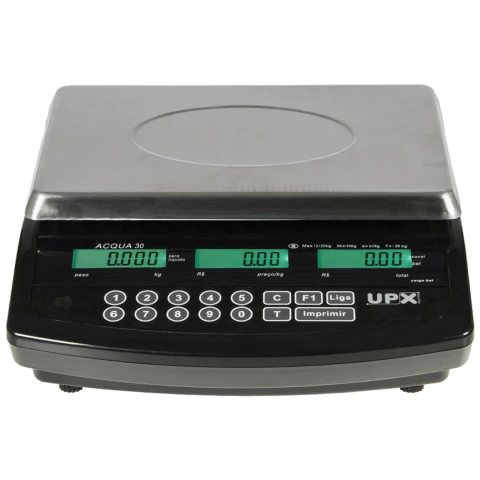Balança UPX 30kg com Selo e Lacre Inmetro